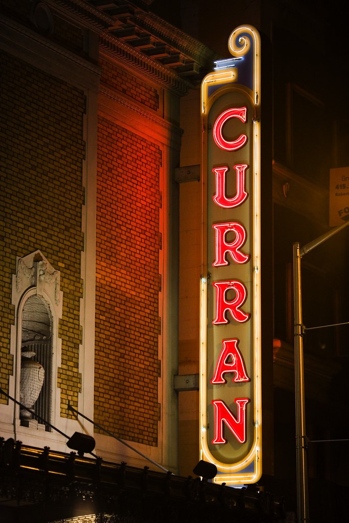 The Curran Theatre Sign