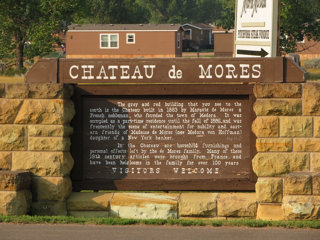 Chateau de Mores Marker