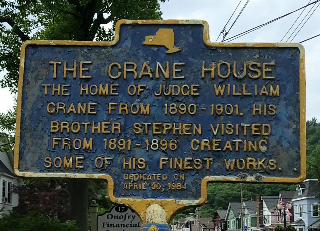 The Crane House Marker