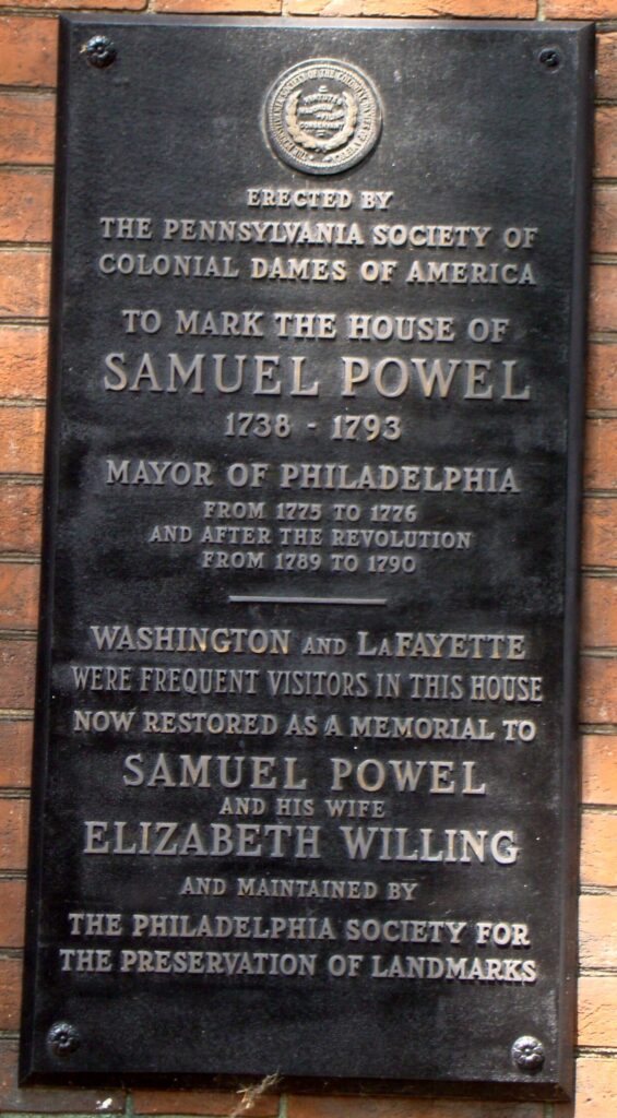 The House of Samuel Powel Marker