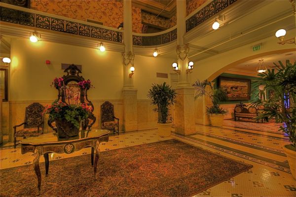 Victorian Lobby at the Menger Hotel - credit Angi English