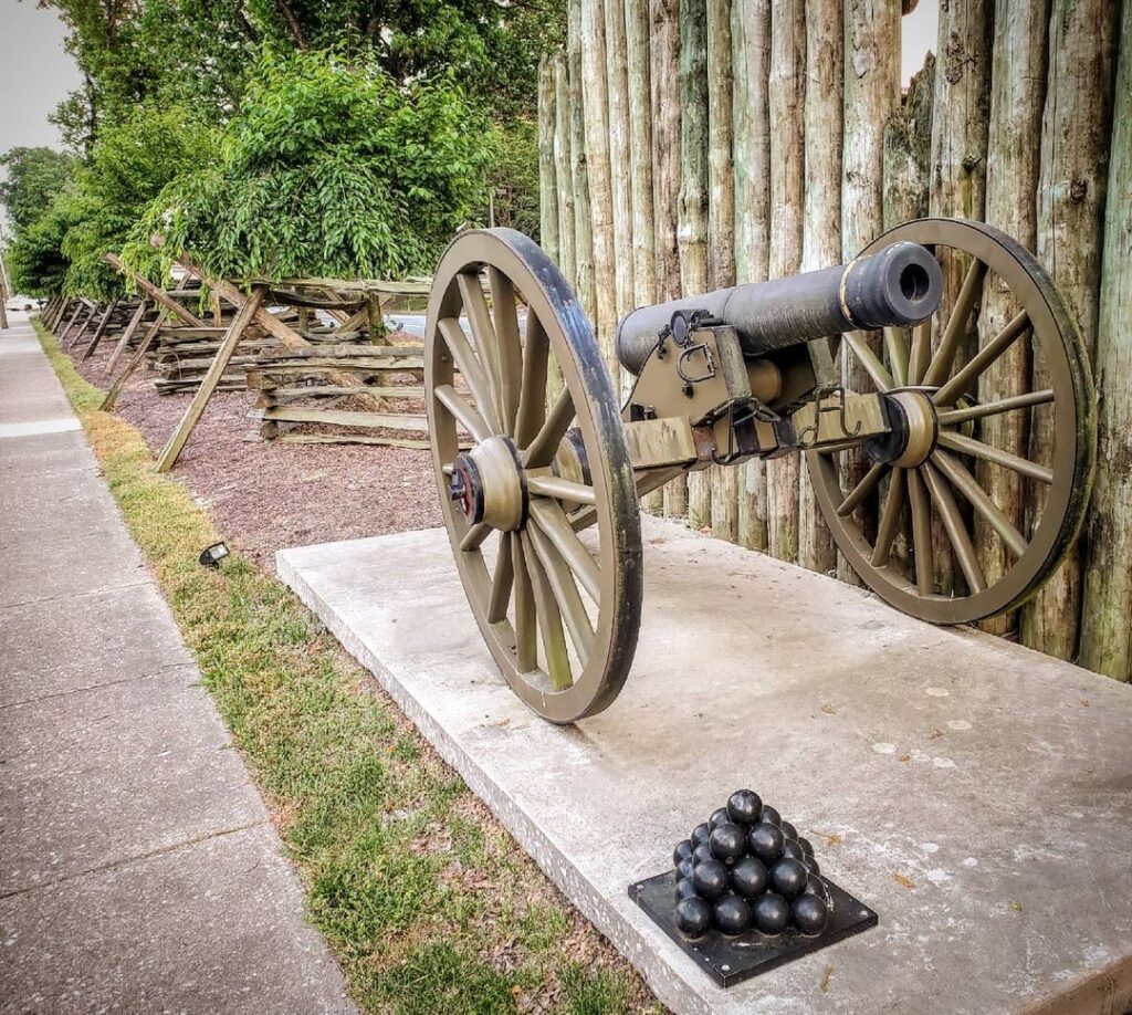 Fort Magruder Cannons