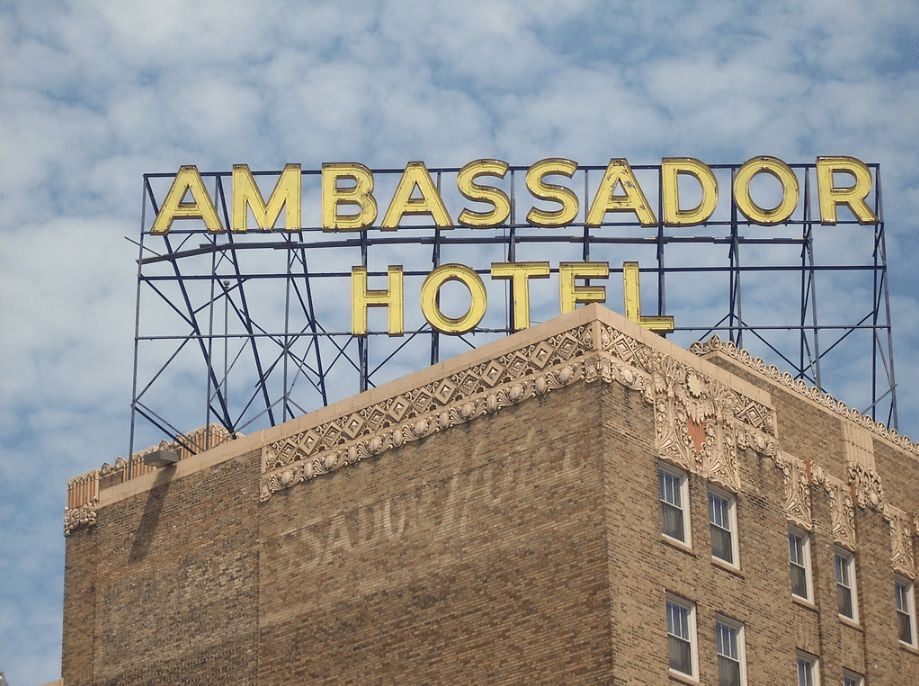 Ambassador Hotel Marker