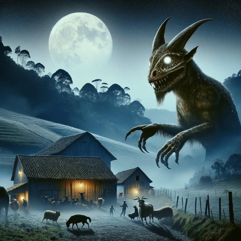 In South America, the chupacabra is a legendary creature that is said to haunt rural areas and attack livestock.