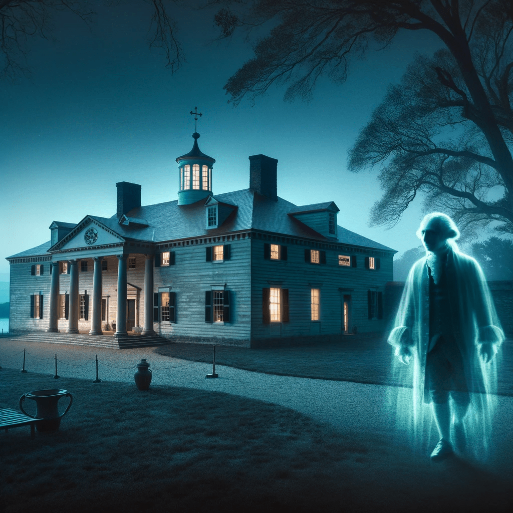 Ghost of George Washington at Mount Vernon