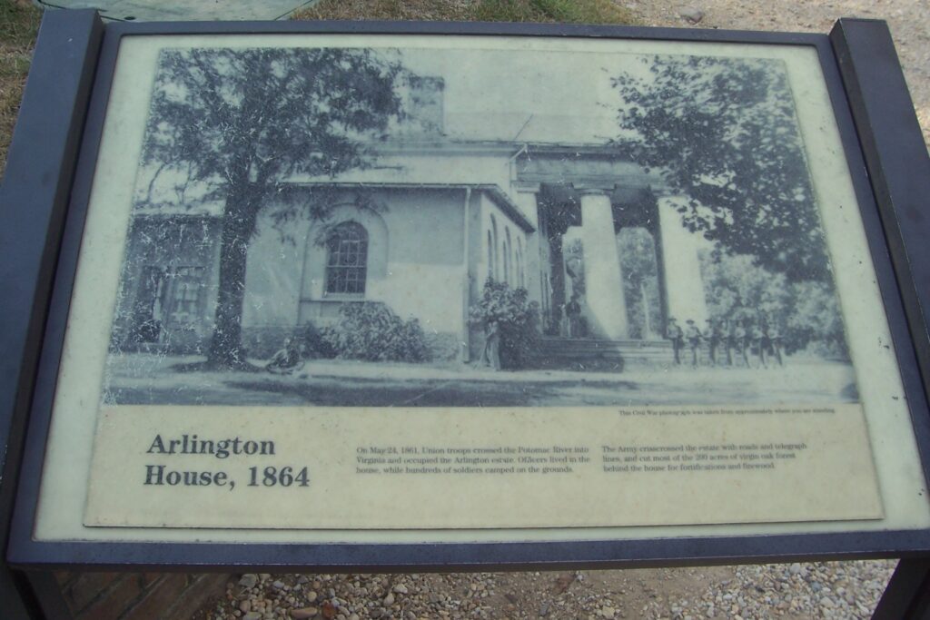 Arlington House, 1864 Marker